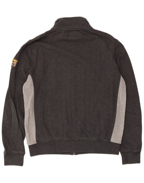 Мужской спортивный костюм Marina Militare с графическим рисунком, 2XL, серый с цветными блоками