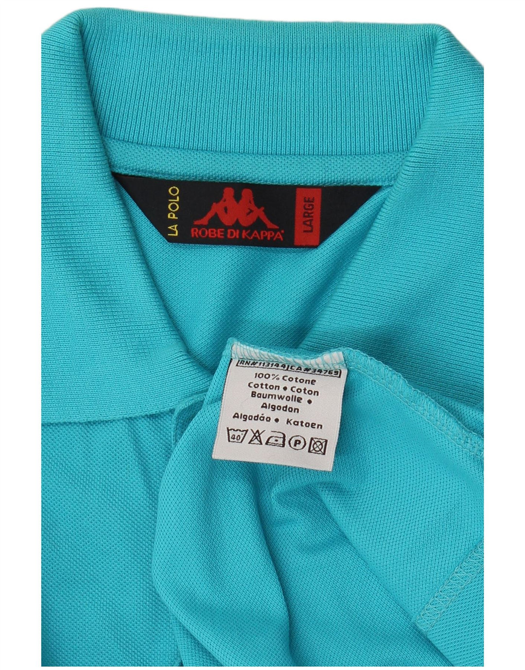 Мужская рубашка поло KAPPA, большая синяя, хлопок
