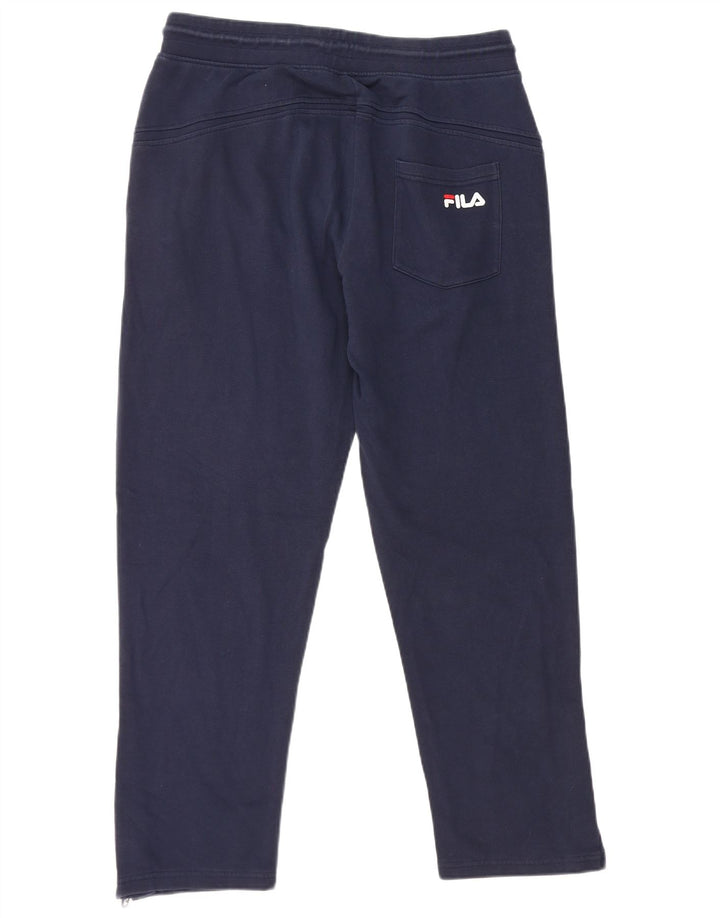 Мужские спортивные брюки Fila, большие темно-синие, хлопок