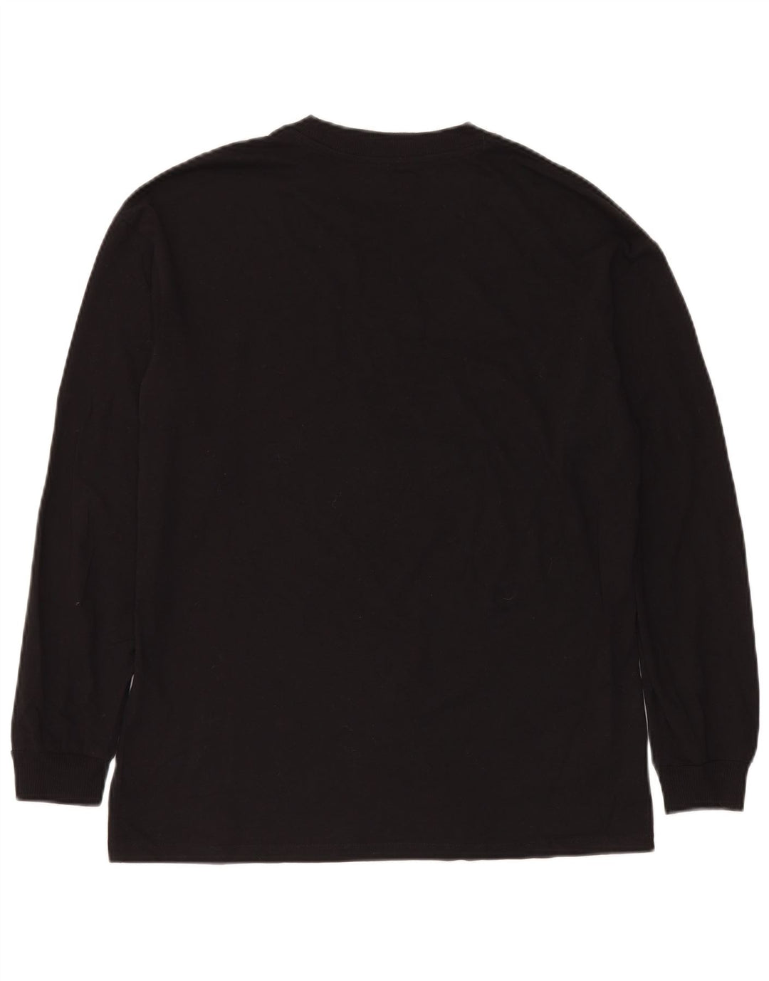 JACK & JONES Мужской топ с длинным рукавом, маленький черный хлопок