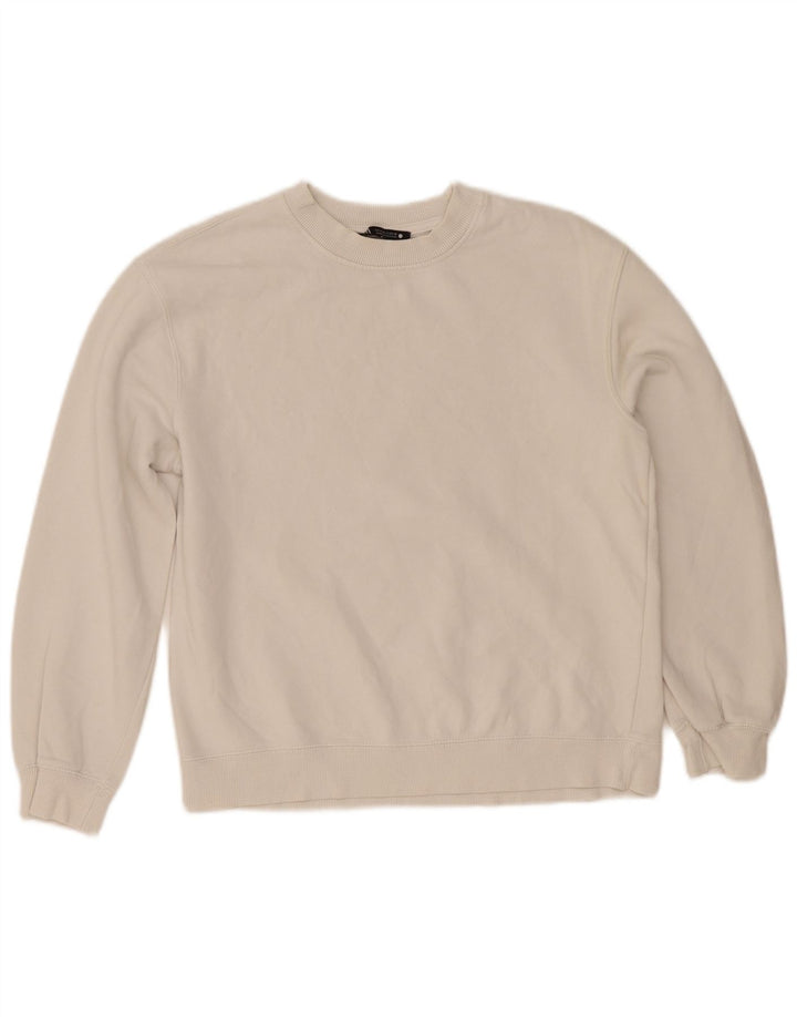 Женский укороченный свитер Zara UK 10, маленький белый