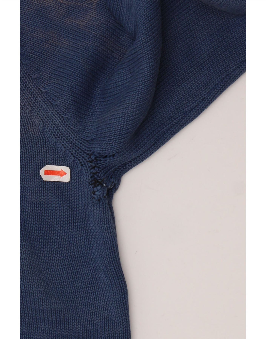 Мужской джемпер с воротником на молнии TOM TAILOR, размер XL, синий хлопок с принтом тай-дай