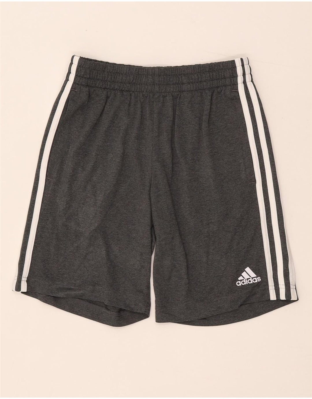 Спортивные шорты Adidas для мальчиков 11-12 лет, серый полиэстер