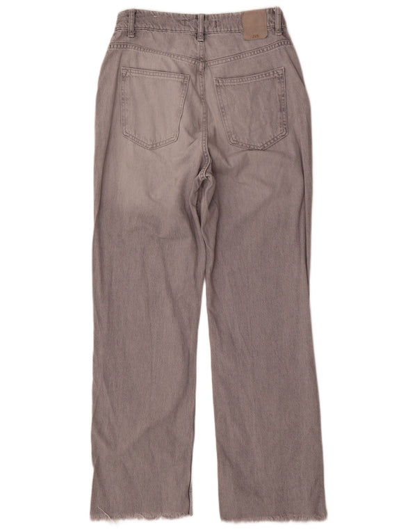 Zara Womens Straight Jeans EU 38 Small W28 L29 Grey