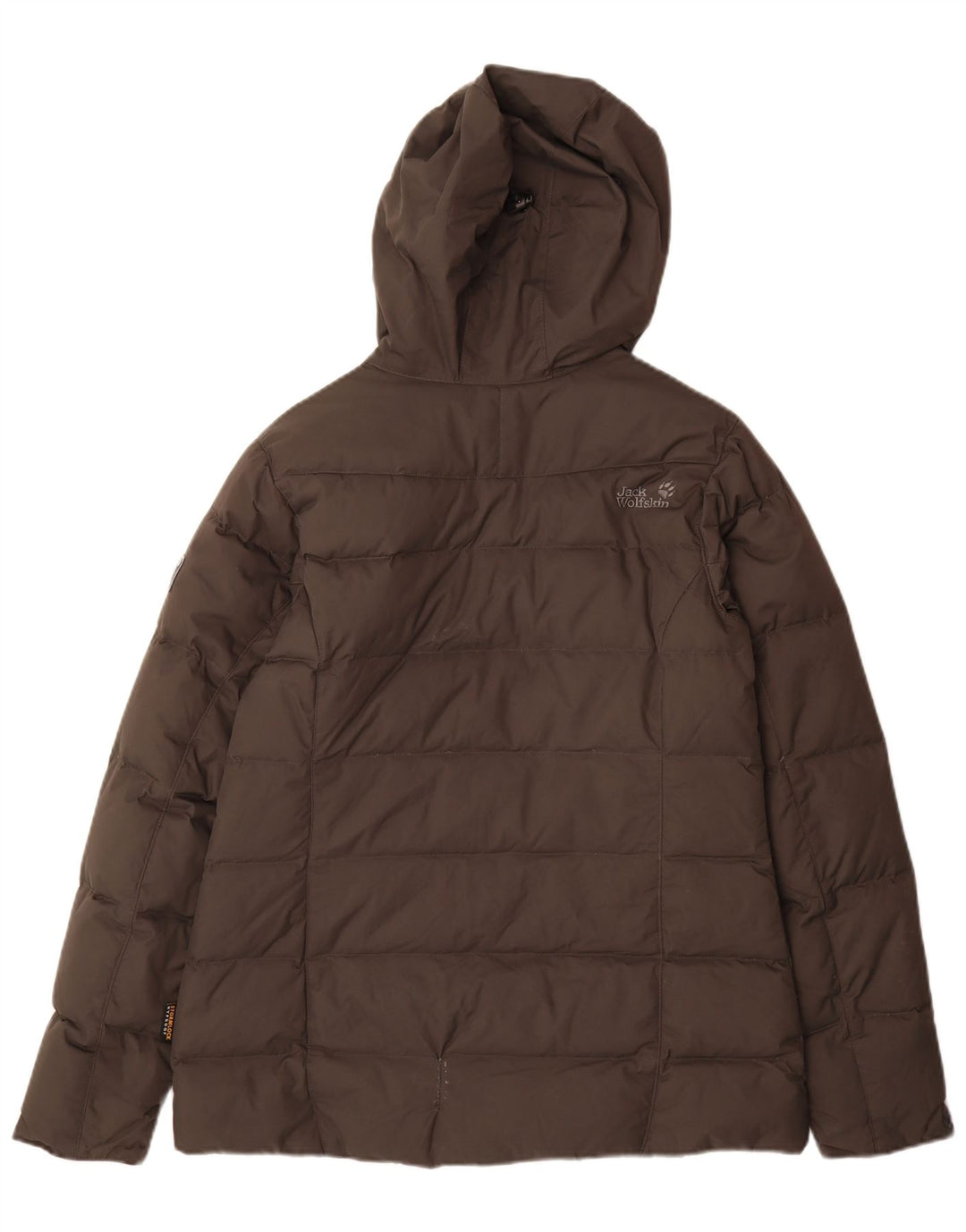 Женская стеганая куртка с капюшоном Jack Wolfskin UK 12/14 Средне-коричневый полиамид