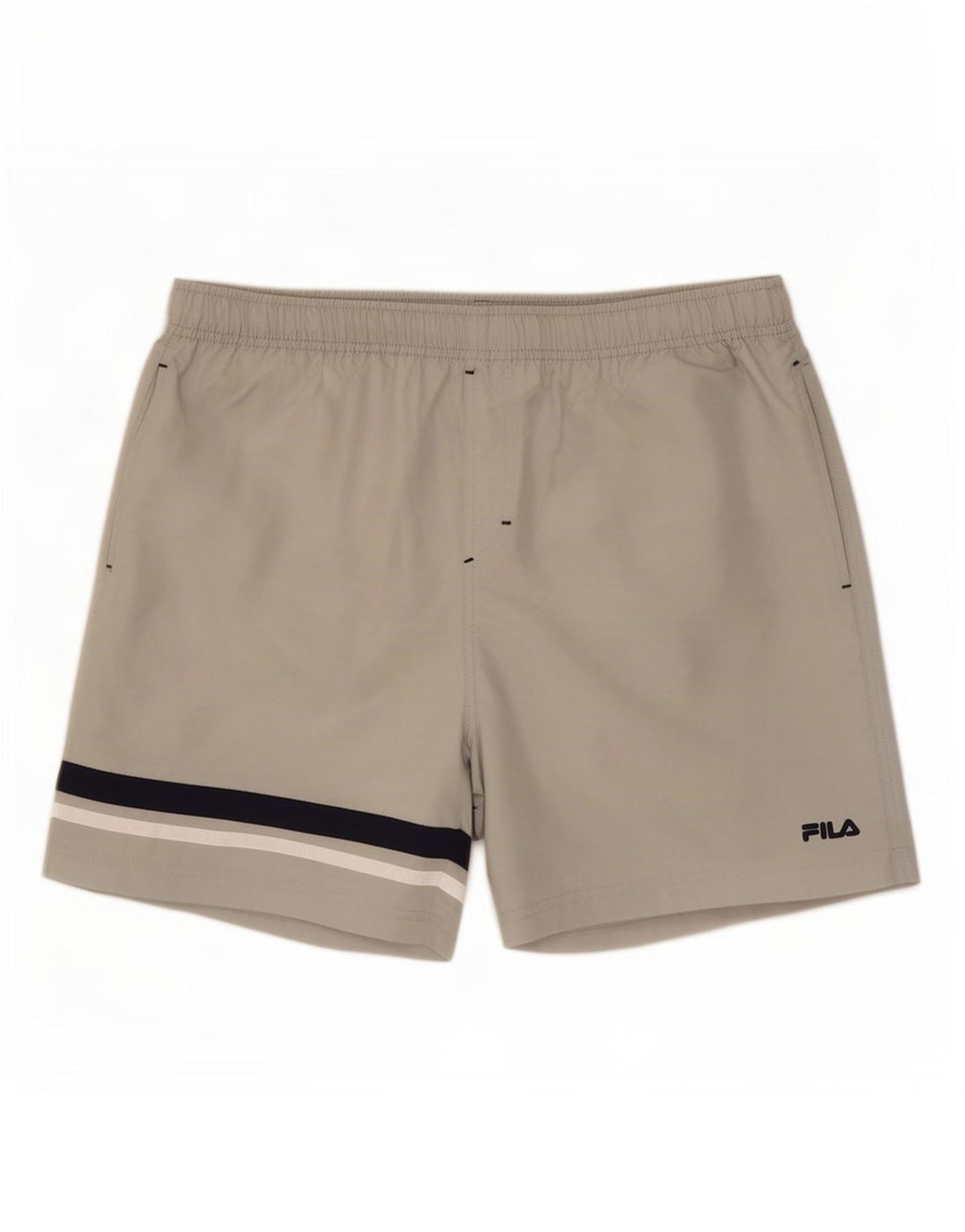Мужские шорты для плавания Fila XL, серые, полиэстер с цветными блоками