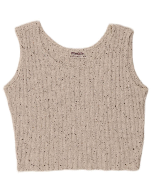 Женская укороченная майка PIMKIE UK 12, средний цвет с белыми крапинками