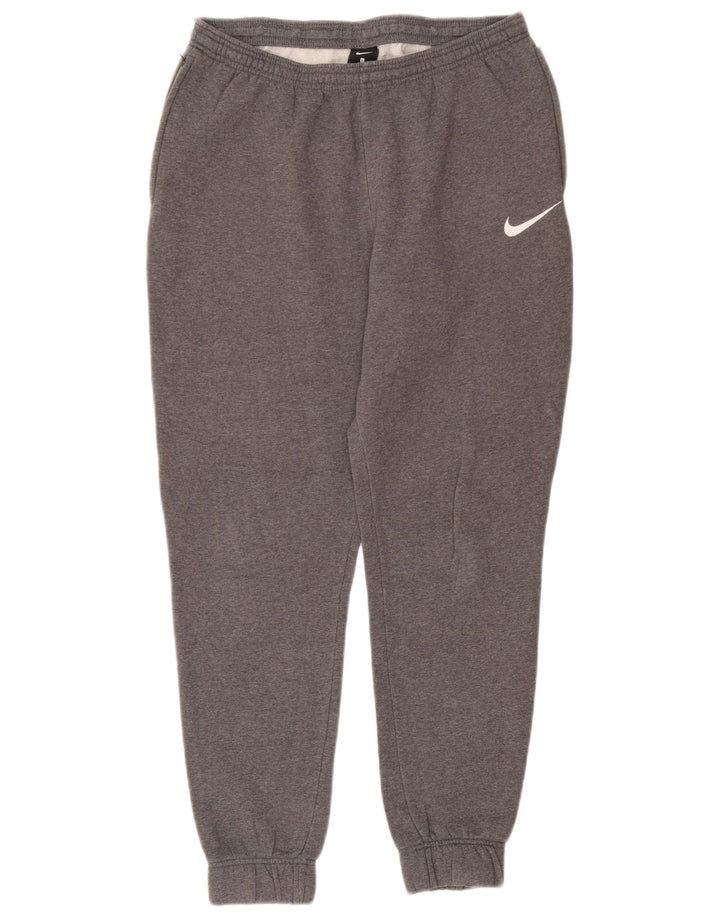 Мужские спортивные брюки Nike, джоггеры, большие серые, хлопковые
