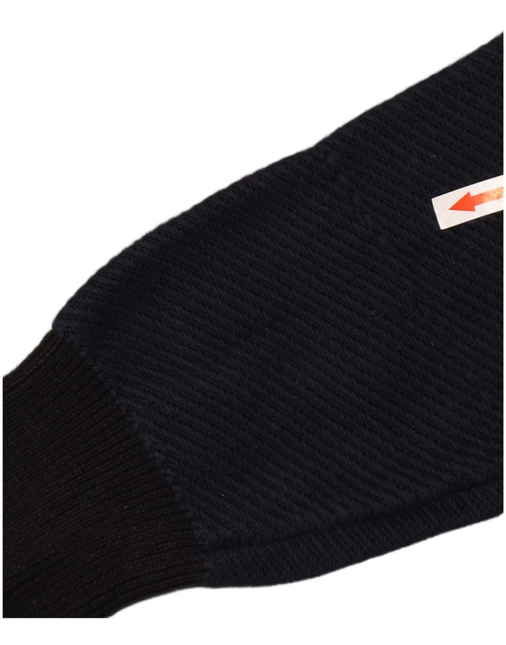 Женский джемпер с круглым вырезом Iceberg, Великобритания, 12, средний серый цвет, шерсть с цветными блоками