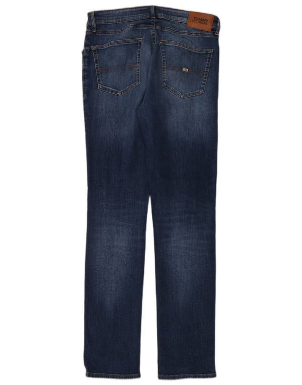 Мужские прямые джинсы Tommy Hilfiger Ryan Regular Fit W32 L34, синий хлопок