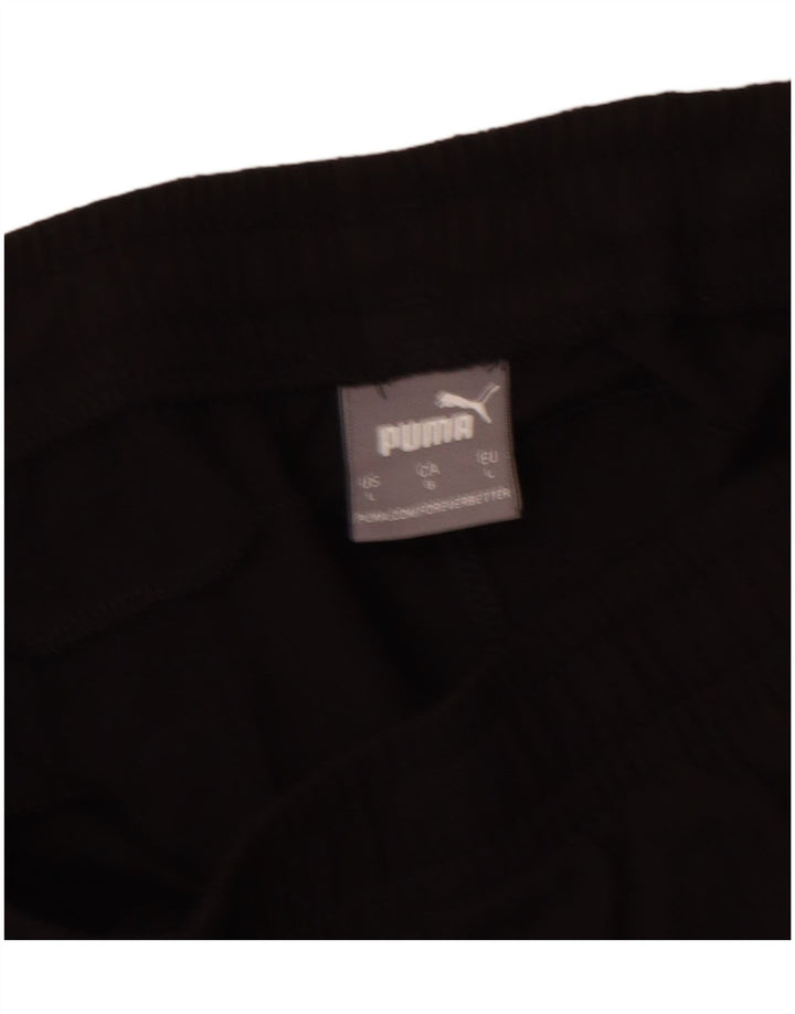 Мужские спортивные шорты PUMA с рисунком, большие черные