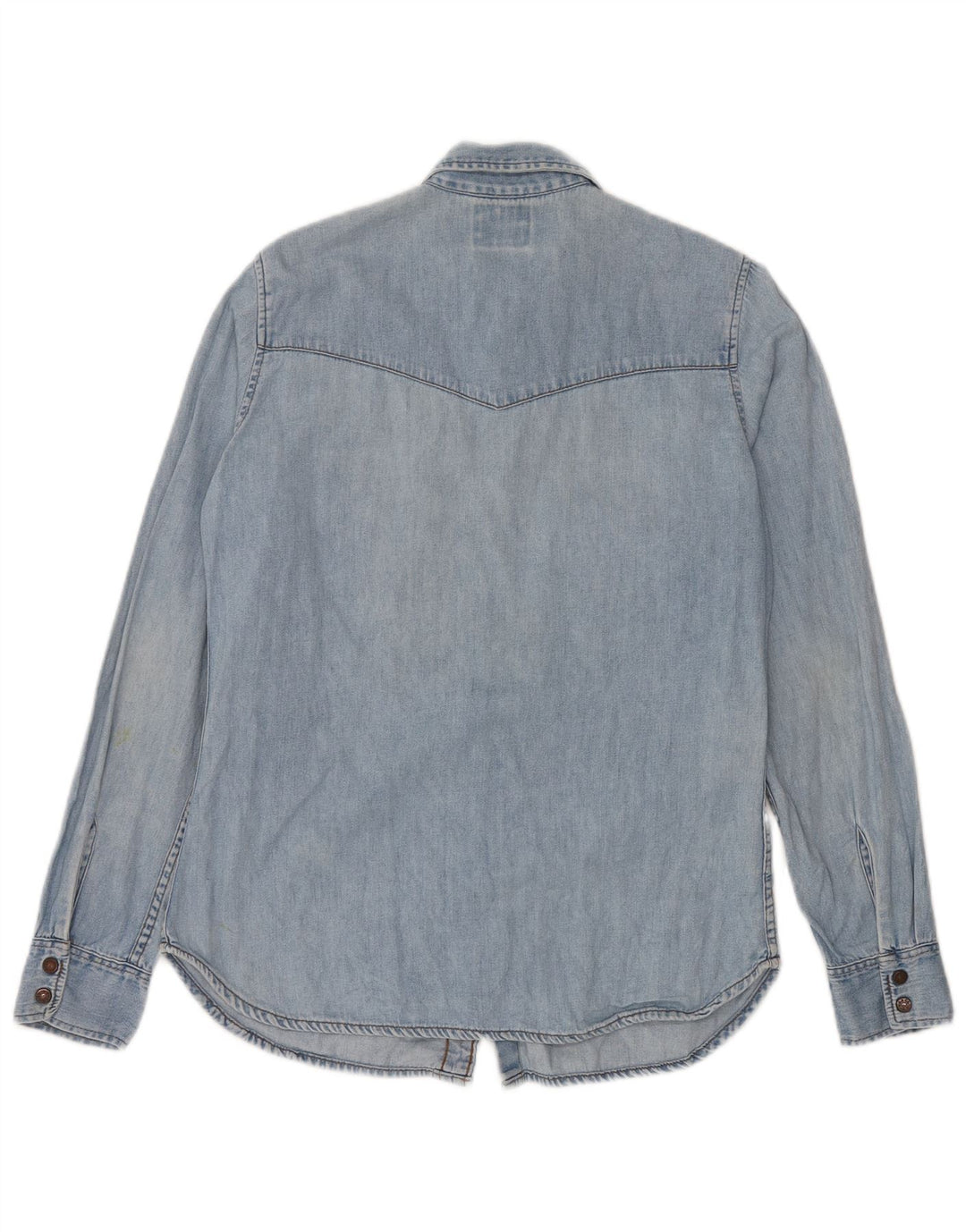 Мужская джинсовая рубашка LEVI'S, большая синяя, хлопок