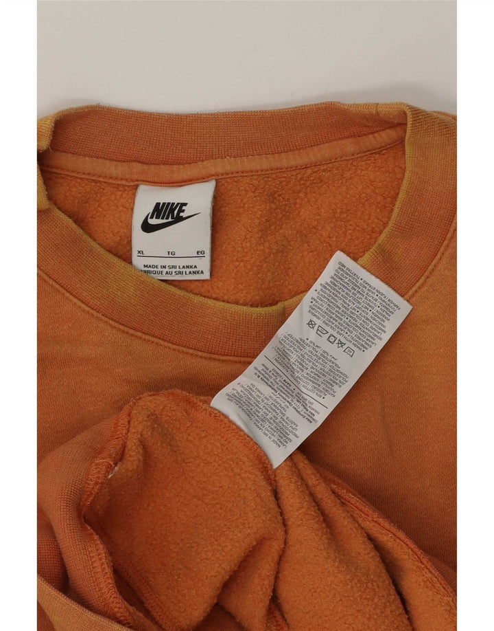 Мужской свитшот Nike Jumper XL Оранжевый хлопок