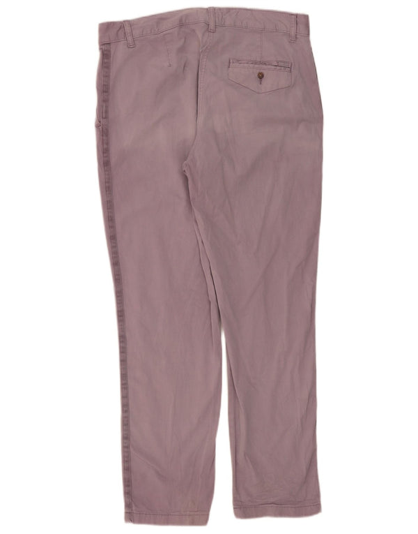 Женские прямые брюки чинос Marks & Spencer UK 14, большие W34 L30, фиолетовые