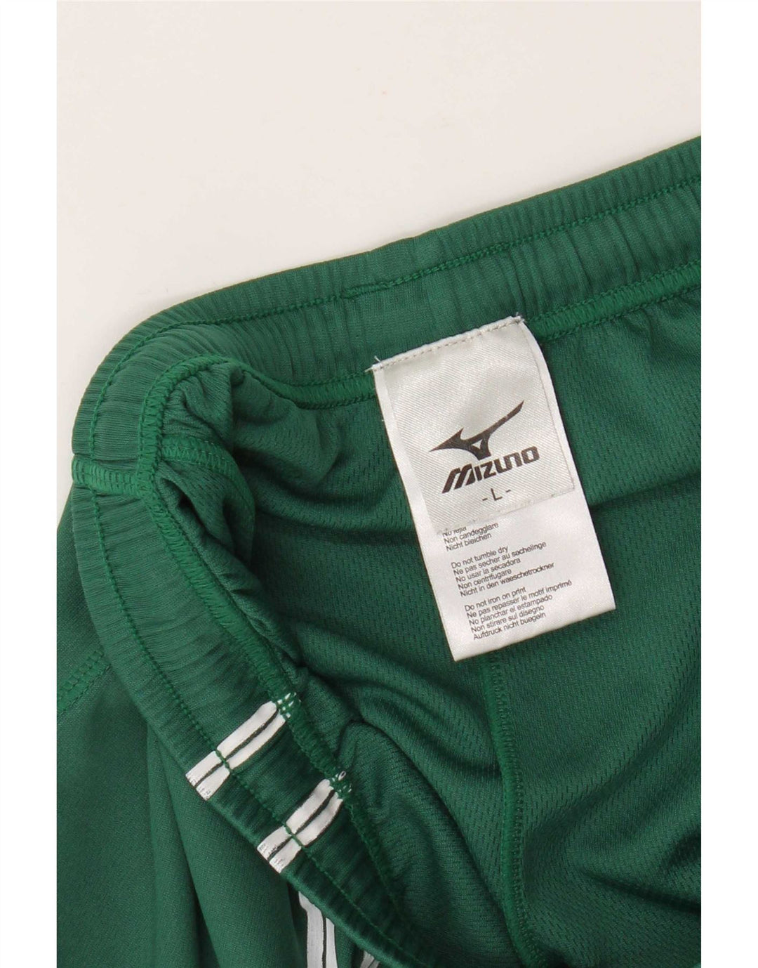 Mizuno Мужские спортивные шорты с рисунком, большие зеленые, полиэстер