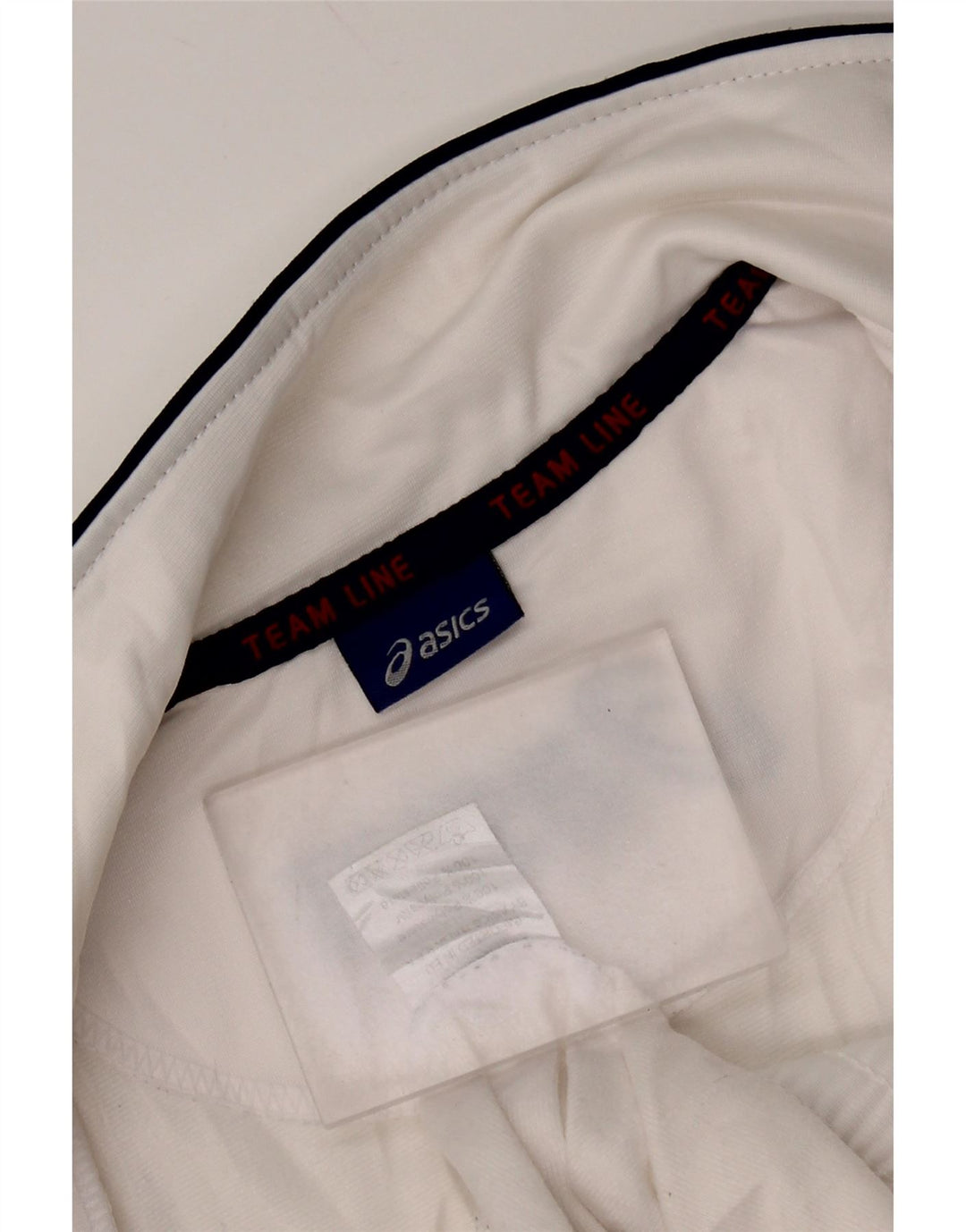 Мужской спортивный костюм ASICS с графическим рисунком, верхняя куртка, средний белый полиэстер с цветными блоками