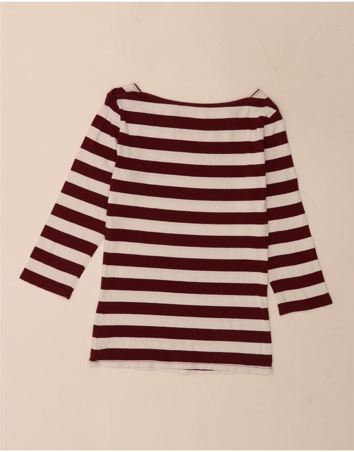 Tommy Hilfiger Женский топ стандартного размера с рукавом 3/4, Великобритания, 8 маленьких белых полосок