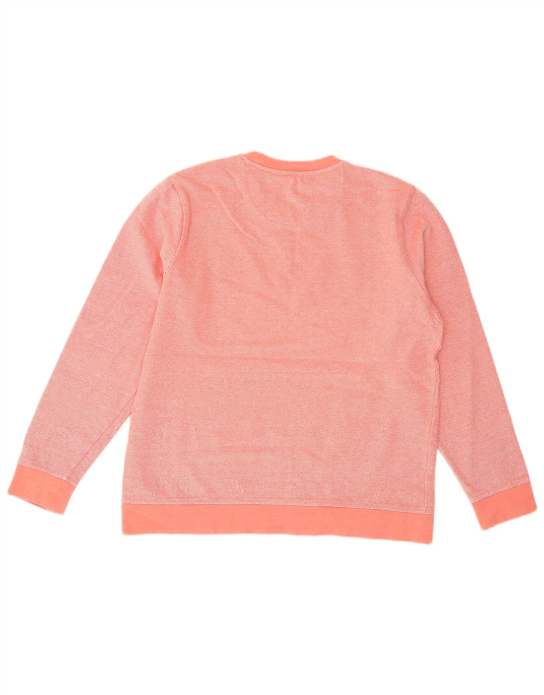 Crew Clothing Мужской свитер-джемпер из хлопка среднего размера розового цвета