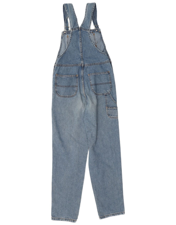 Vintage Womens Cargo Dungarees Jeans UK 16 Large W32 L30 Blue Cotton