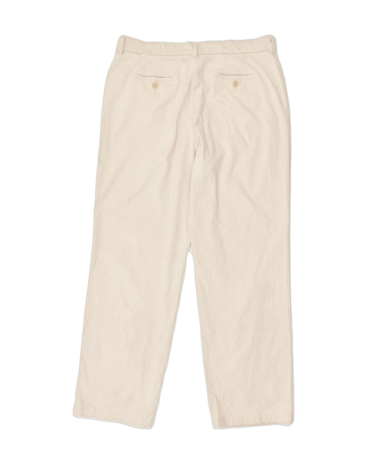 LEE Mens Straight Casual Trousers US 18 2XL W38 L31 Beige Cotton | Vintage Lee | Thrift | Second-Hand Lee | Used Clothing | Messina Hembry 
