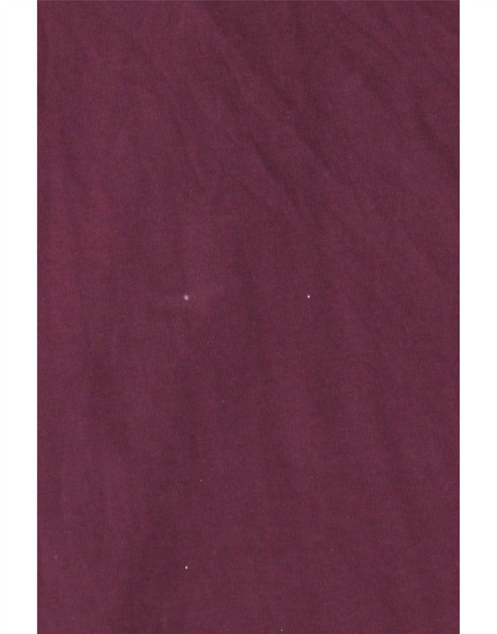 Vans Mens Classic Fit T-Shirt Top Medium Purple Cotton