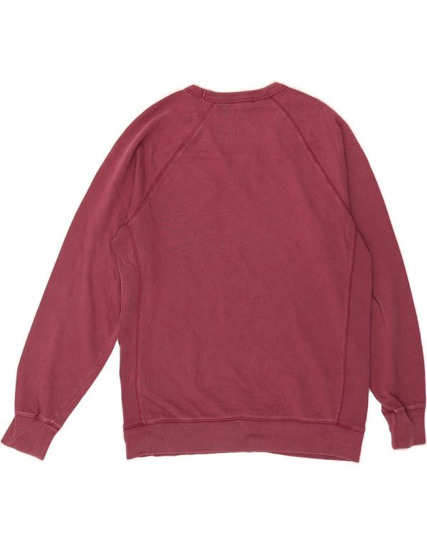 GAP Mens Sweatshirt Jumper Large Burgundy Cotton