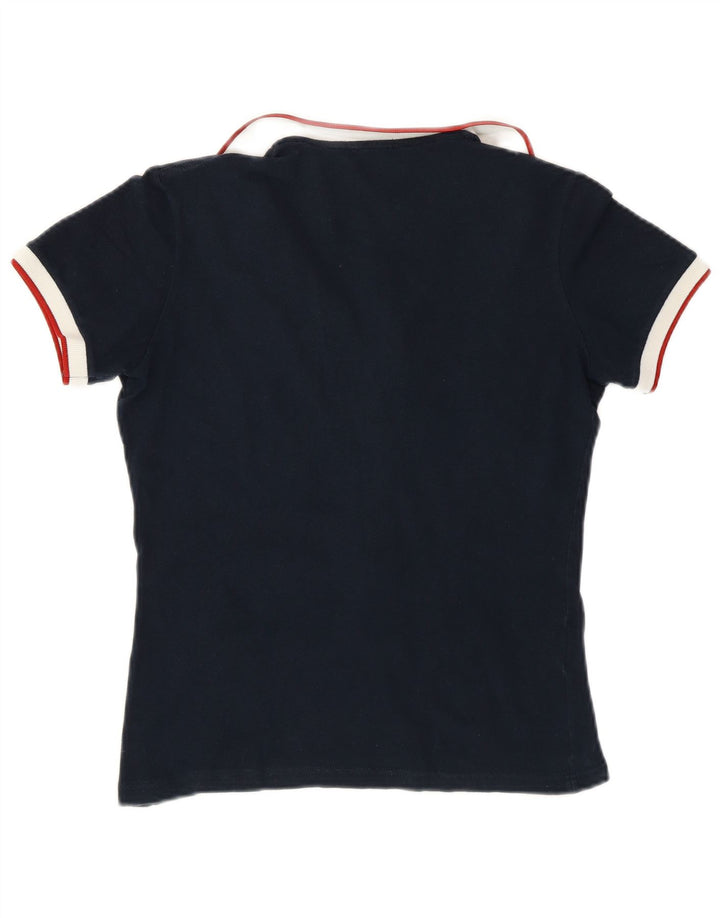 Рубашка поло женская FRED PERRY UK 12 Medium Navy Blue