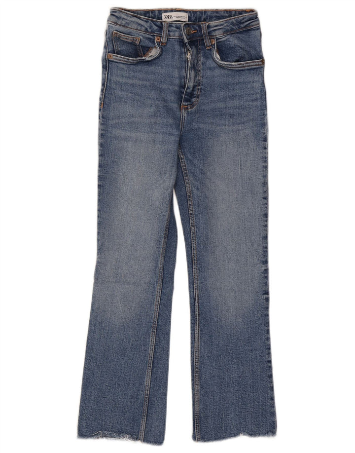 Женские джинсы Bootcut Zara EU 34 2XS W24 L24 синие, хлопок