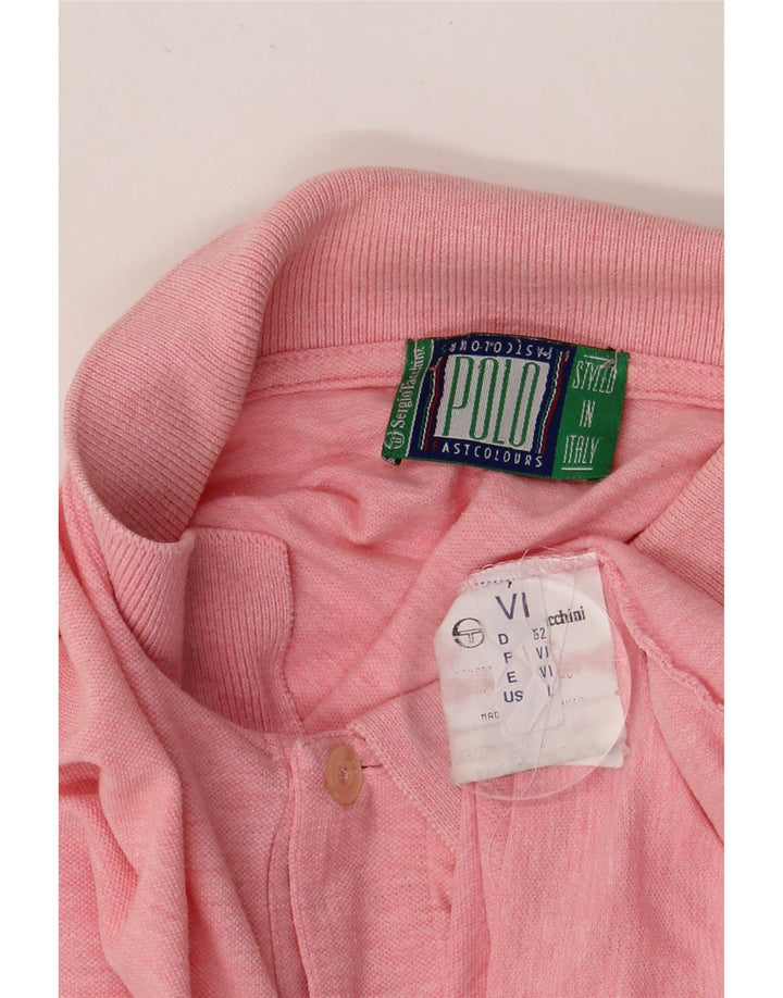 Мужская рубашка-поло с длинным рукавом SERGIO TACCHINI EU 52, большая розовая