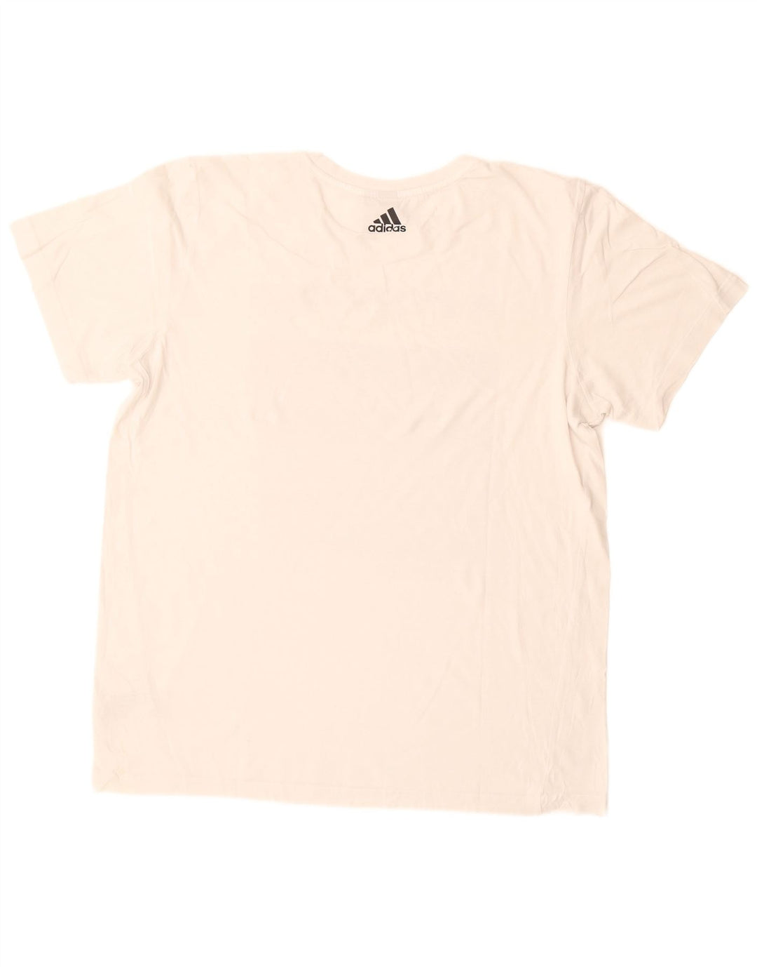 Мужская футболка Adidas с рисунком, большой белый хлопок