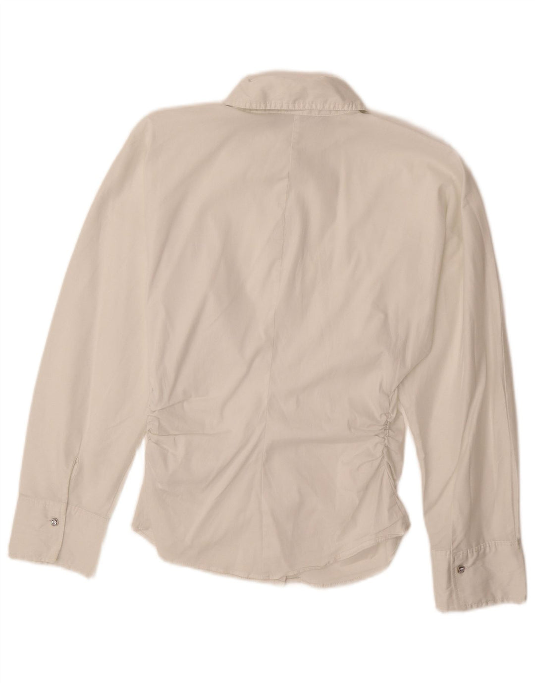 ZARA Womens Shirt Blouse UK 6 XS White Lyocell