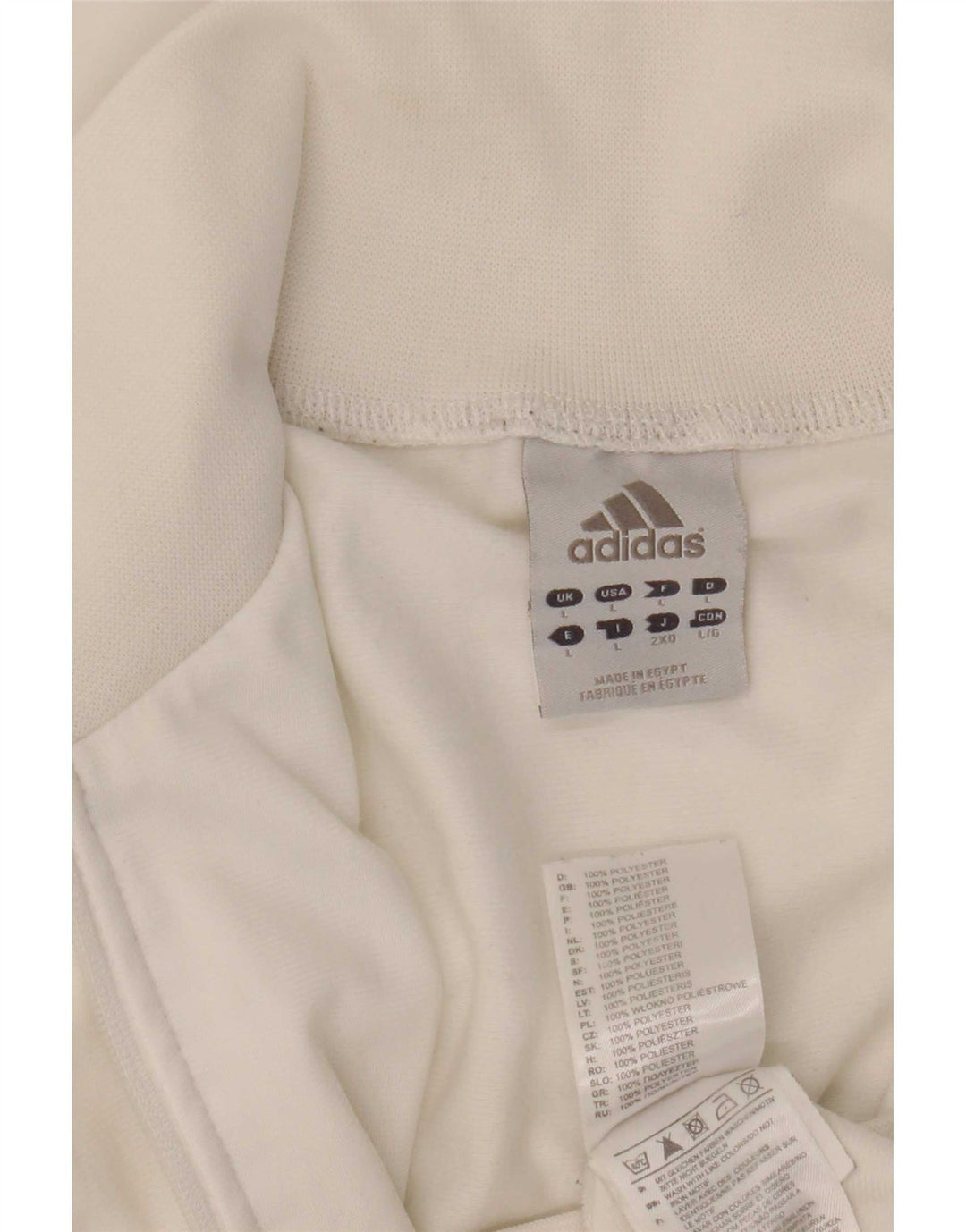 Мужская спортивная куртка Adidas, большая белая полиэстер