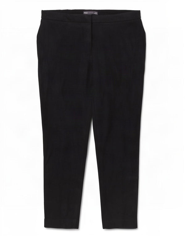 Женские укороченные брюки Marks & Spencer UK 12 Medium W30 L25 Черные