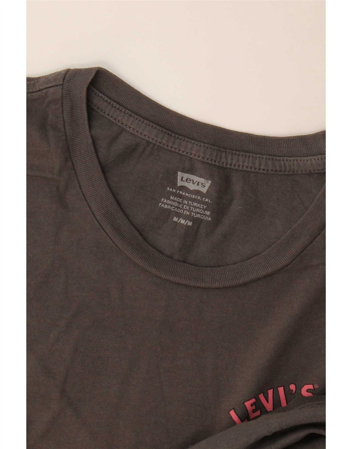 Мужская футболка с рисунком Levi's, средний серый цвет