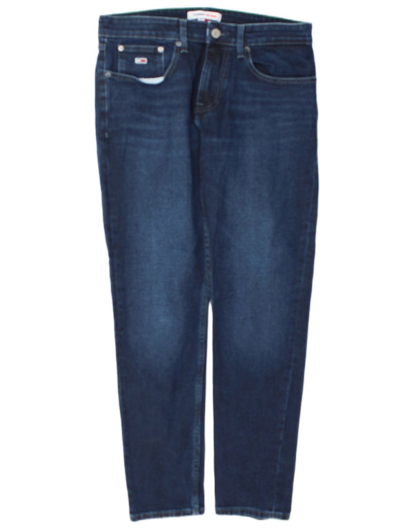 Мужские зауженные джинсы Tommy Hilfiger W31 L32 темно-синие, хлопок