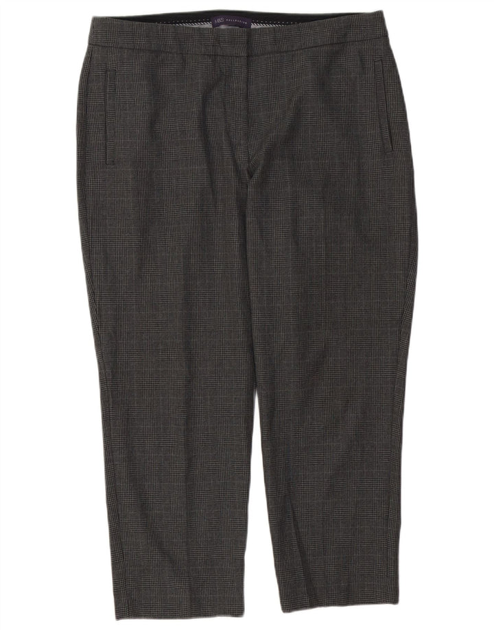 Женские укороченные брюки Marks & Spencer UK 14, большие W34 L25, серые в клетку