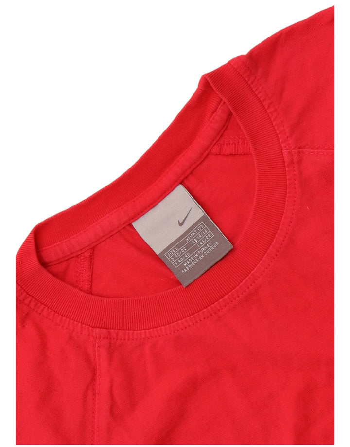 Женская футболка с рисунком Nike Top UK 14/16, большая красная