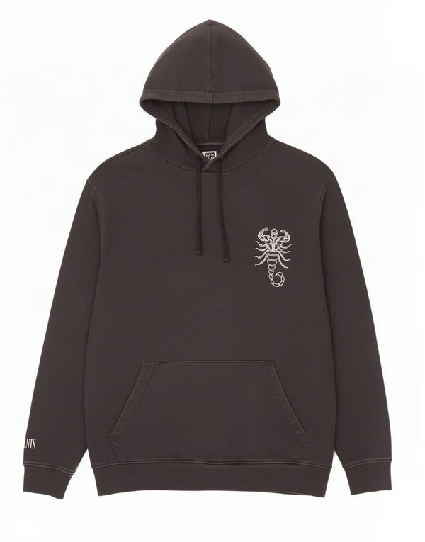 Мужской джемпер с капюшоном All Saints XS, черный хлопок