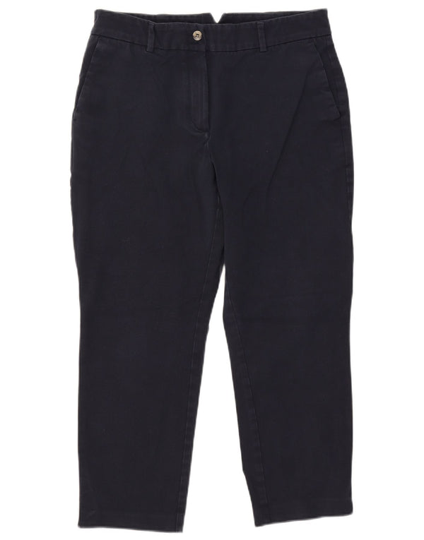 Женские капри Marks & Spencer UK 14, большие W32 L23, темно-синие, хлопковые