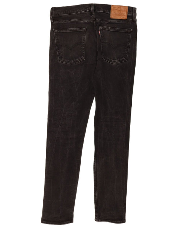 Мужские джинсы скинни Levi's 510 W32 L32, черный хлопок