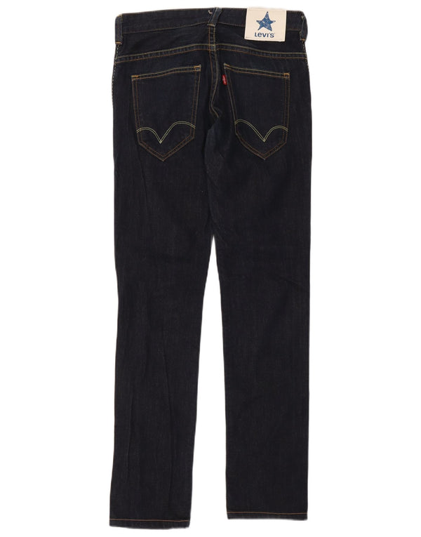 Женские джинсы скинни Levi's W30 L34 Темно-синие, хлопок