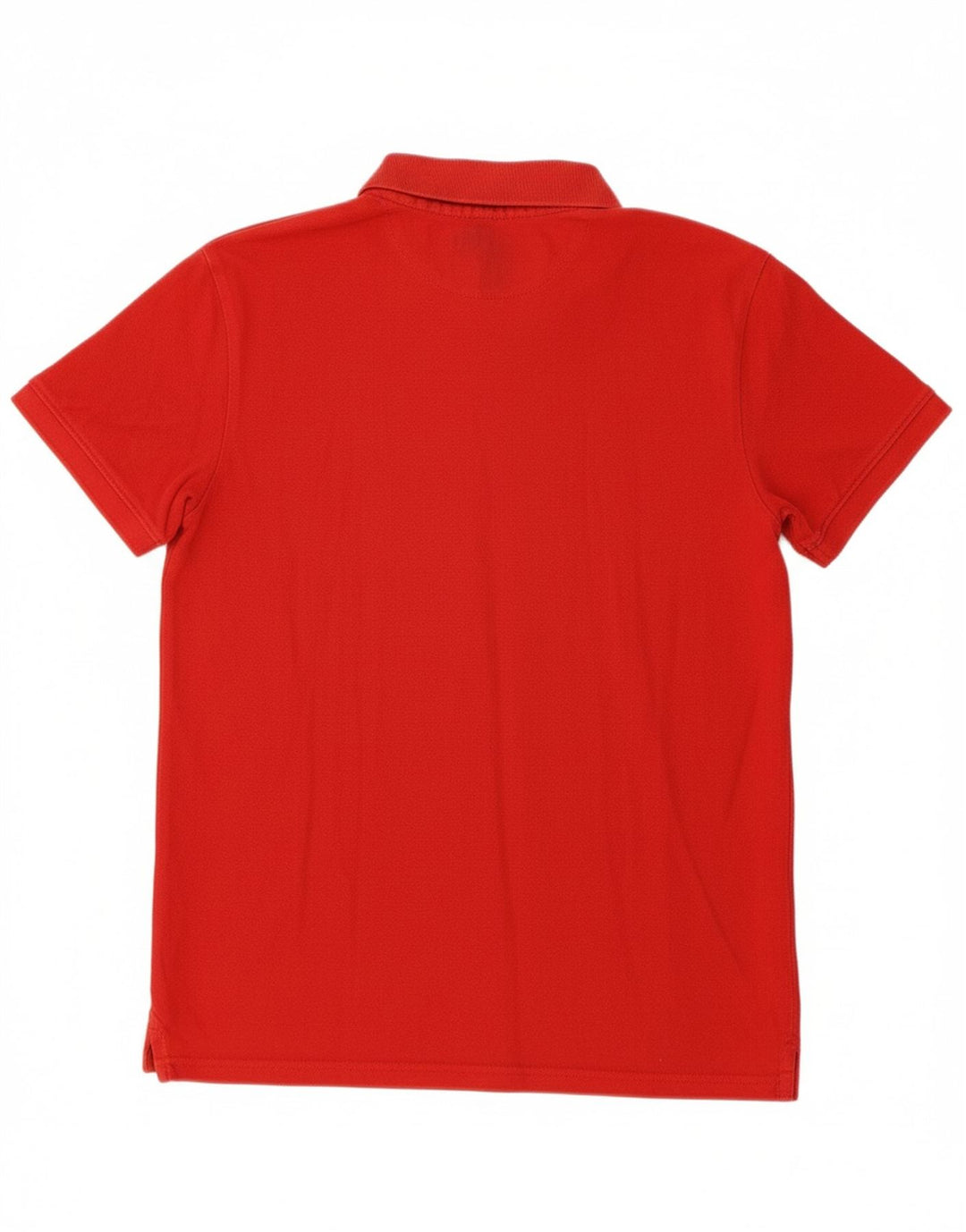 TIMBERLAND Mens Slim Fit Polo Shirt Medium Red Cotton