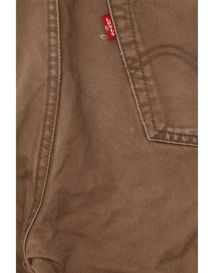 Мужские прямые джинсы Levi's 751 W32 L30 коричневые, хлопок
