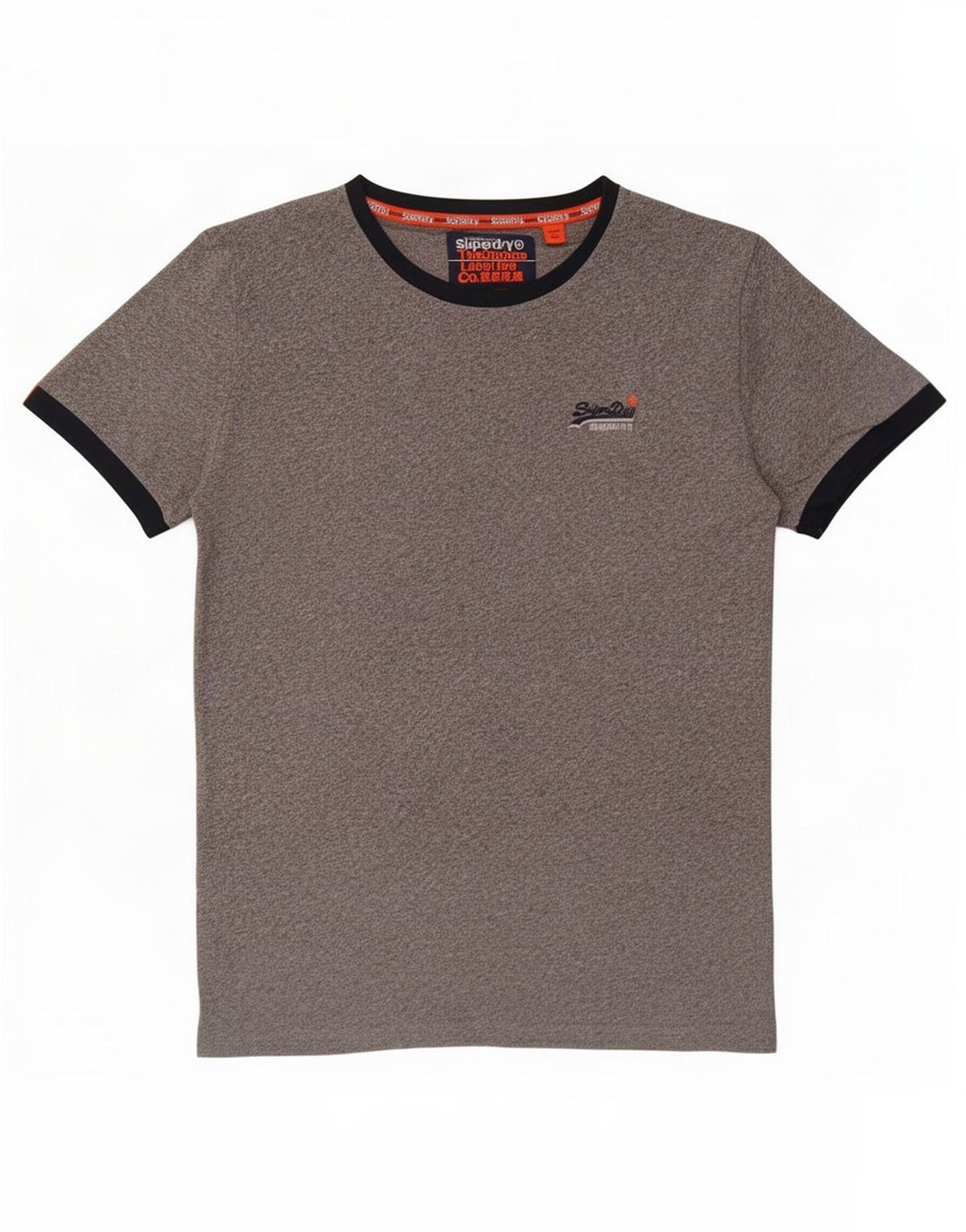 Мужская футболка Superdry, большой серый хлопок