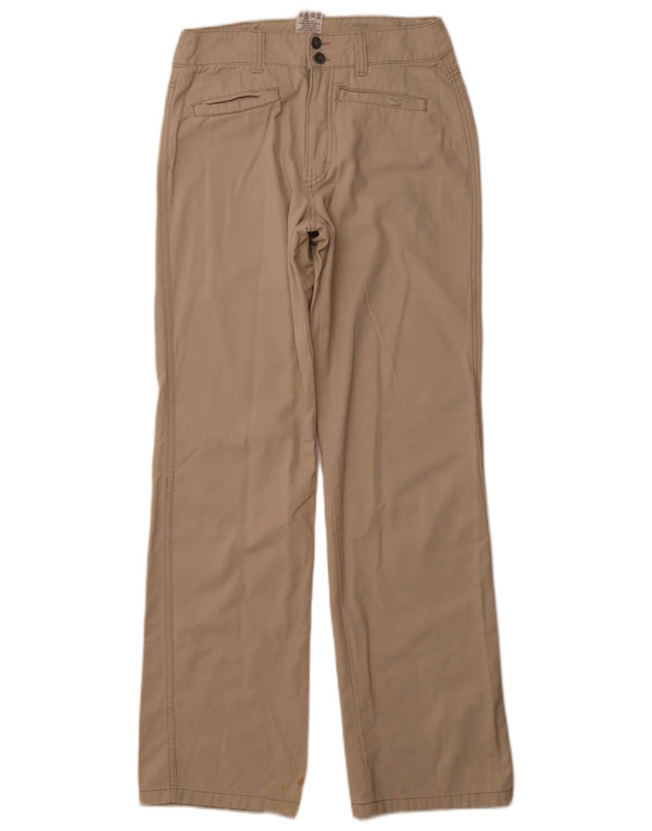 CALVIN KLEIN Женские прямые повседневные брюки W28 L32 Бежевые хлопковые