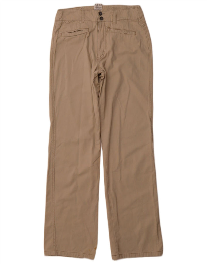 CALVIN KLEIN Женские прямые повседневные брюки W28 L32 Бежевые хлопковые