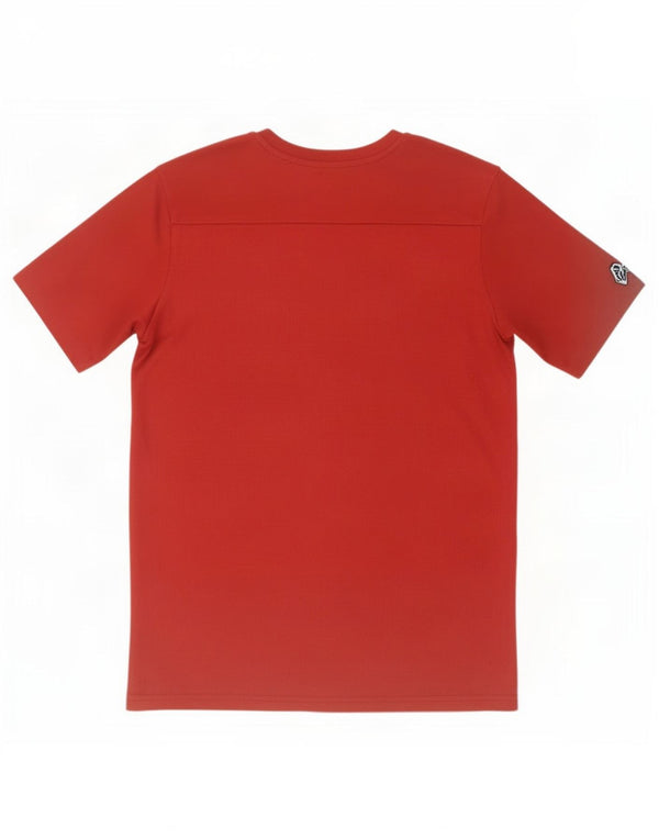 Футболка Nike для мальчиков Dri Fit, топ 13–14 лет, XL, красный полиэстер, спортивная