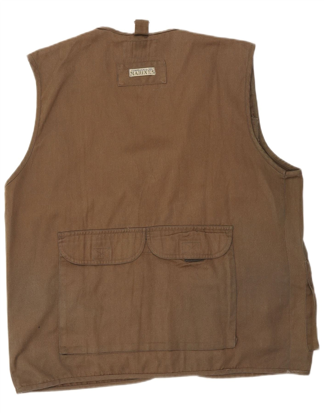 Винтажный мужской жилет UK 38, средний коричневый цвет