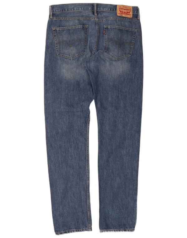 Мужские зауженные джинсы Levi's 508 W33 L34 синие, хлопок