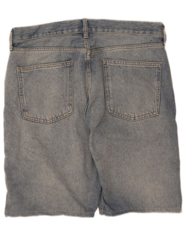 Женские джинсовые шорты Zara EU 38, маленькие W28, синие, хлопок